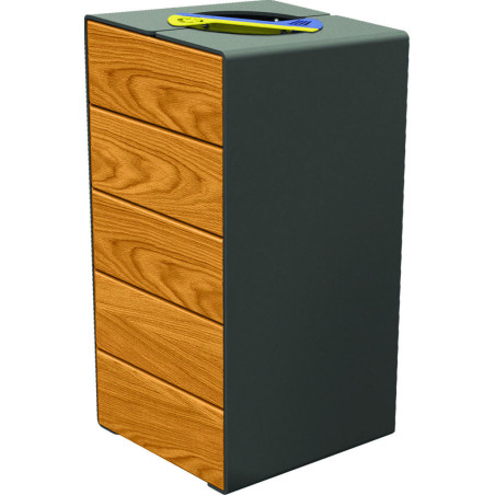 Corbeille espace public HALL