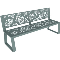 Banc public moderne en...