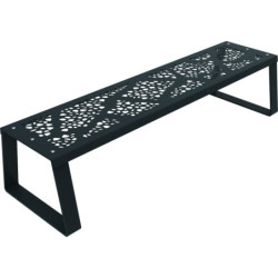 Banc public moderne en métal PYRRAGU