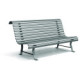 Banc pour parcs aluminium DRAXXEL