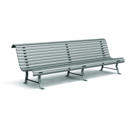 Banc pour parcs aluminium DRAXXEL