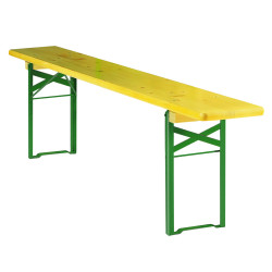 Table et banc brasserie