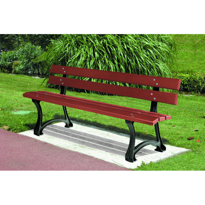 4 bancs urbains POLARIS + 1 banquette offerte