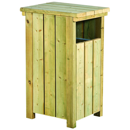 2 corbeilles de ville bois SIRIUS