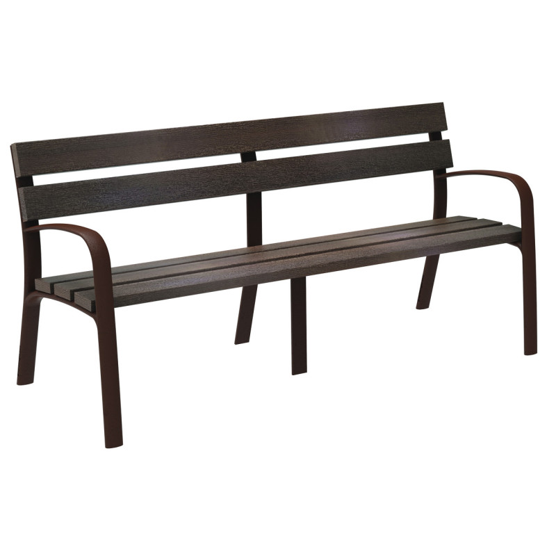 2 bancs collectivité ÉCOVILLE + 2 fauteuils urbains assortis