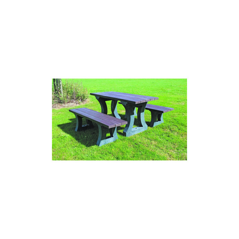5 tables pique-nique recyclées ZIBAL