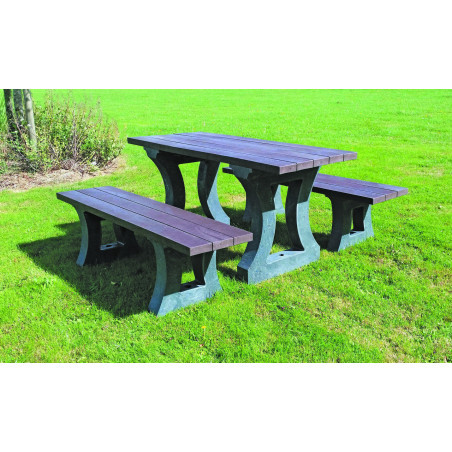 5 tables pique-nique recyclées ZIBAL