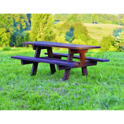 2 tables extérieures en...