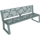 3 bancs publics design + 1 banquette PYRRAGU