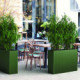 3 jardinières extérieures OASIRA