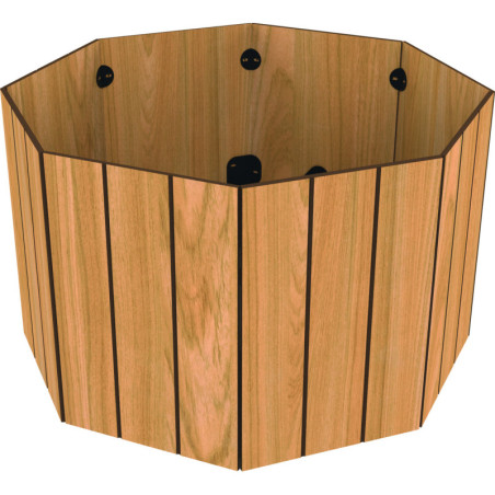 3 jardinières de ville compact BASTET