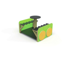 Jeu d'extérieur en bois LE TRAIN LOISIRS