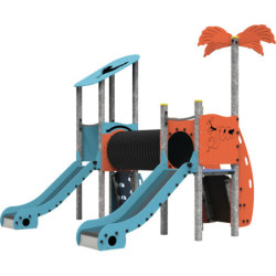 Aire de jeux AMAZONIE acier
