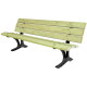 4 bancs bois MERAK 6 lames + 1 banquette offerte