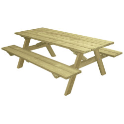 2 tables pique nique bois...