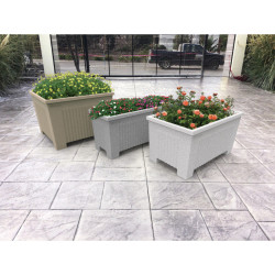 2 jardinières collectivité ONI polyéthylène