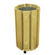 3 bancs bois CENTAURI + 2 corbeilles VIRGINIS XL