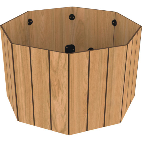 3 jardinières de ville compact BASTET