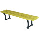 4 bancs publics bois MERAK + offert 1 banquette