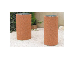 les corbeilles en béton