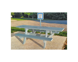 les tables pique-nique en recyclé