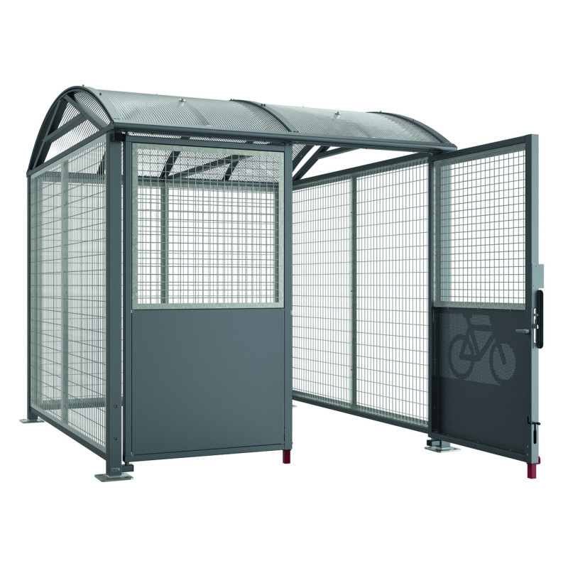 Abri vélo fermé