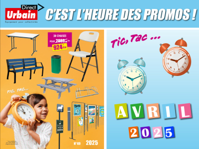 Nouveau Catalogue Promotions : mobilier urbain et mobilier de festivités !