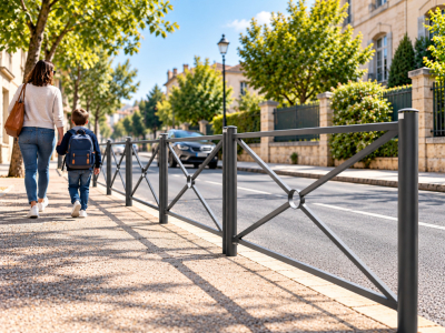 Comment protéger les piétons dans un espace public ?